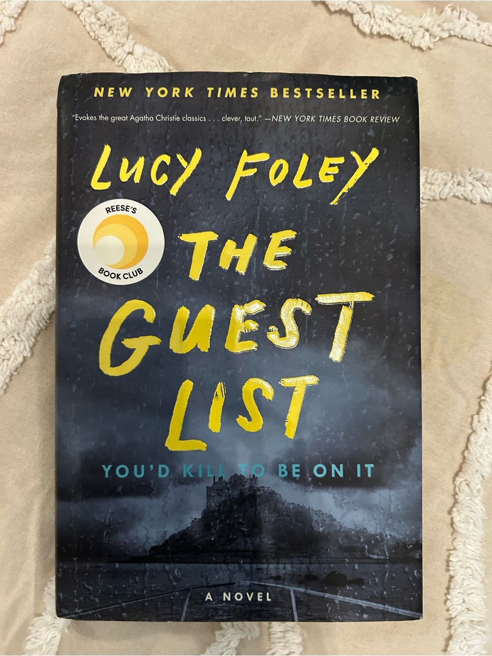 The Guest List by — Black & Yellow Hardcover Coffee Table Book